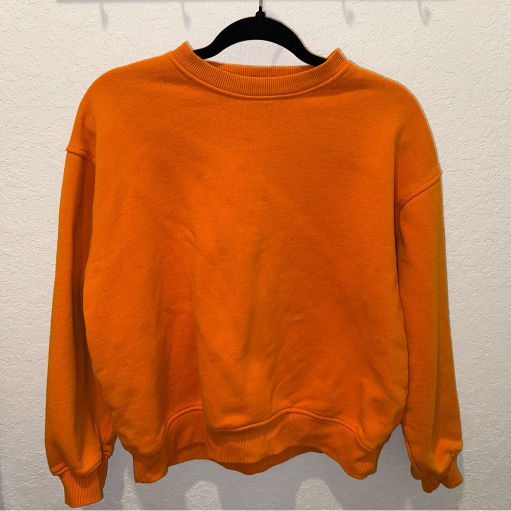 Cotton ON Orange Crewneck Sweatshirt